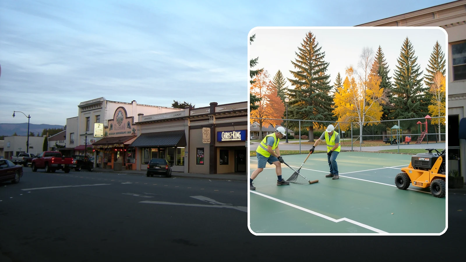 Tennis Court Maintenance in Burlington, Skagit County, WA - Routine cleaning and minor repair that protects public tennis court investments across municipal park systems.