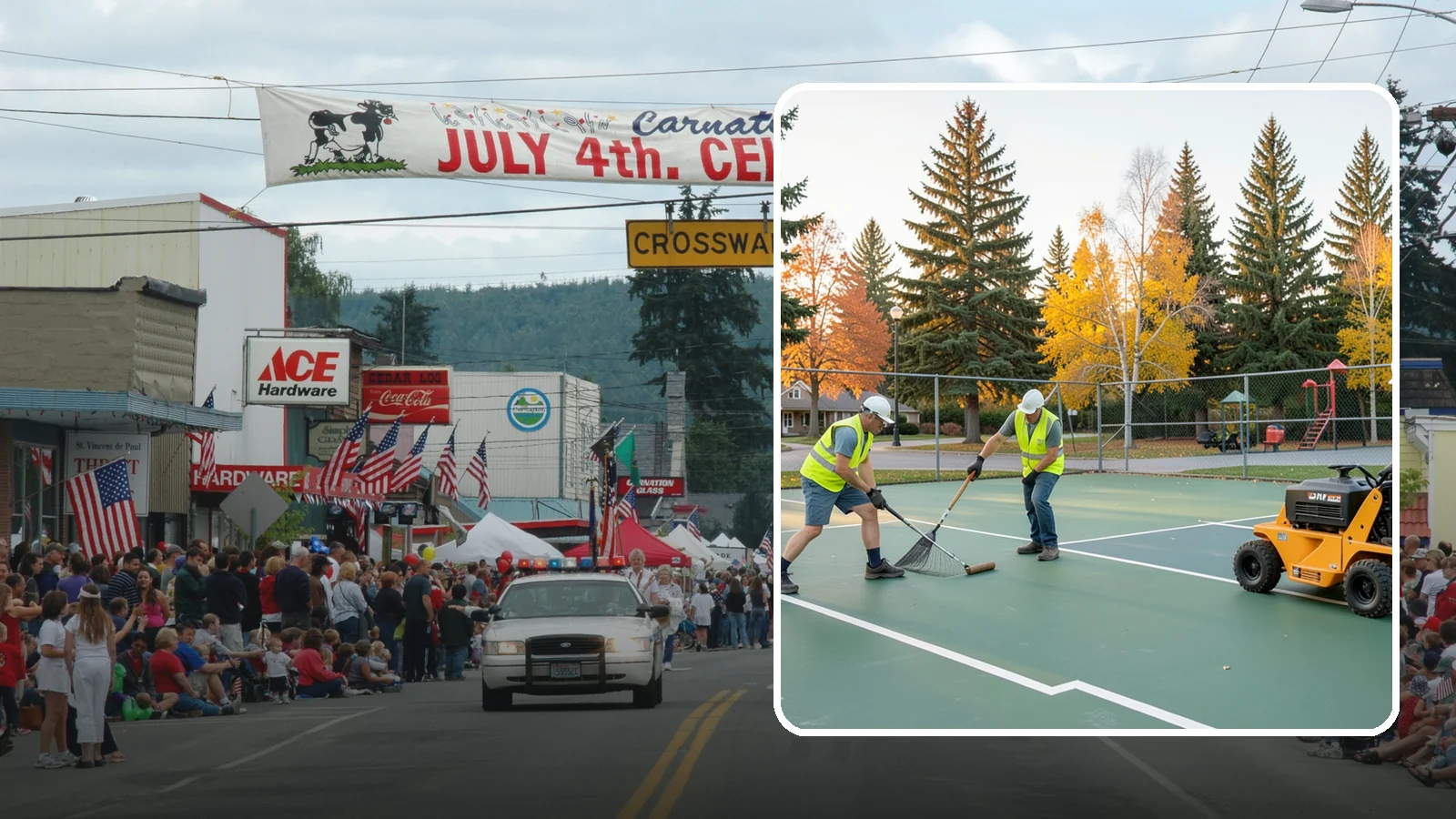 Tennis Court Maintenance in Carnation, King County, WA - Routine cleaning and minor repair that protects public tennis court investments across municipal park systems.