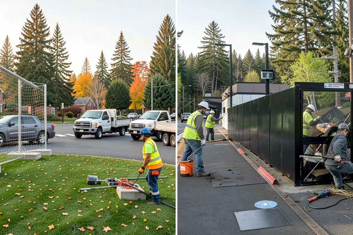 Tennis Court Maintenance in Concrete, Skagit County, WA - Inspect surface, nets, posts, and perimeter fencing for defects