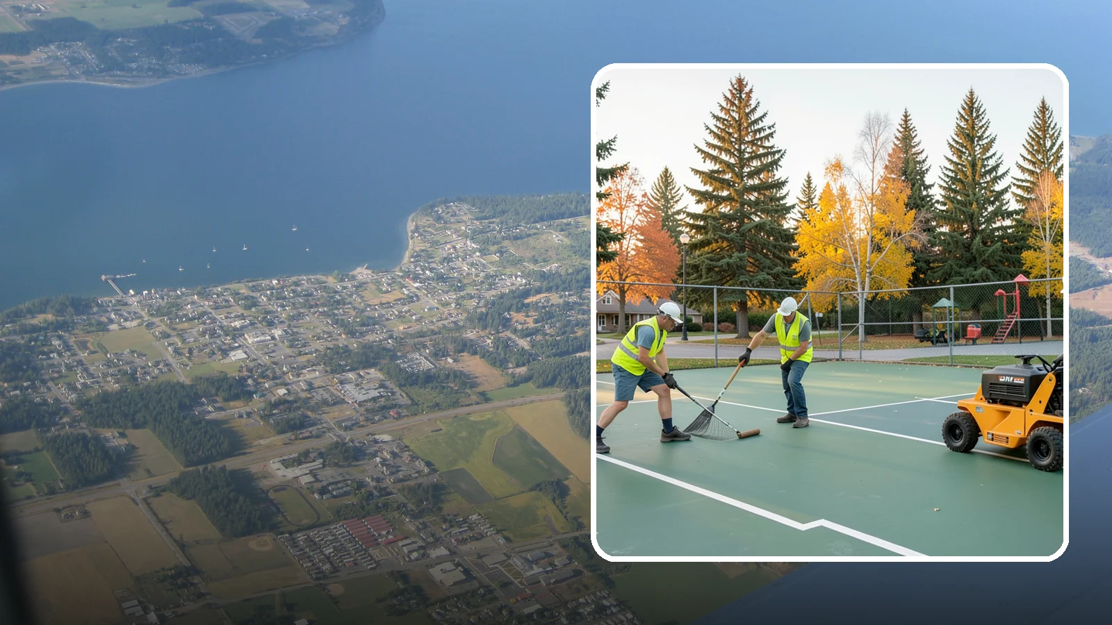 Tennis Court Maintenance in Coupeville, Island County, WA - Routine cleaning and minor repair that protects public tennis court investments across municipal park systems.