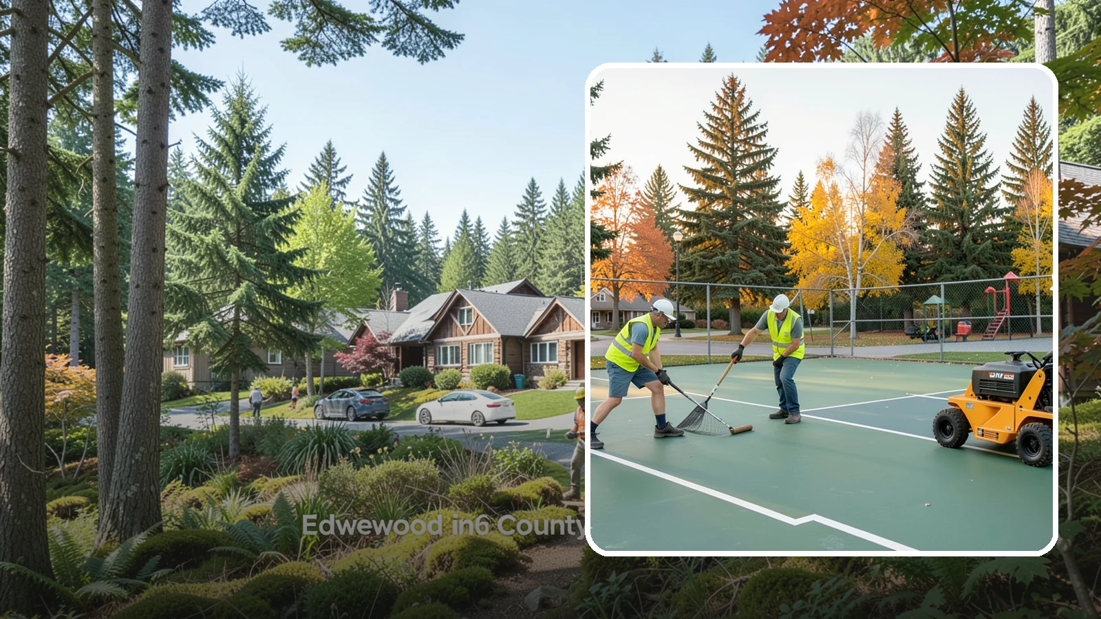 Tennis Court Maintenance in Edgewood, Pierce County, WA - Routine cleaning and minor repair that protects public tennis court investments across municipal park systems.