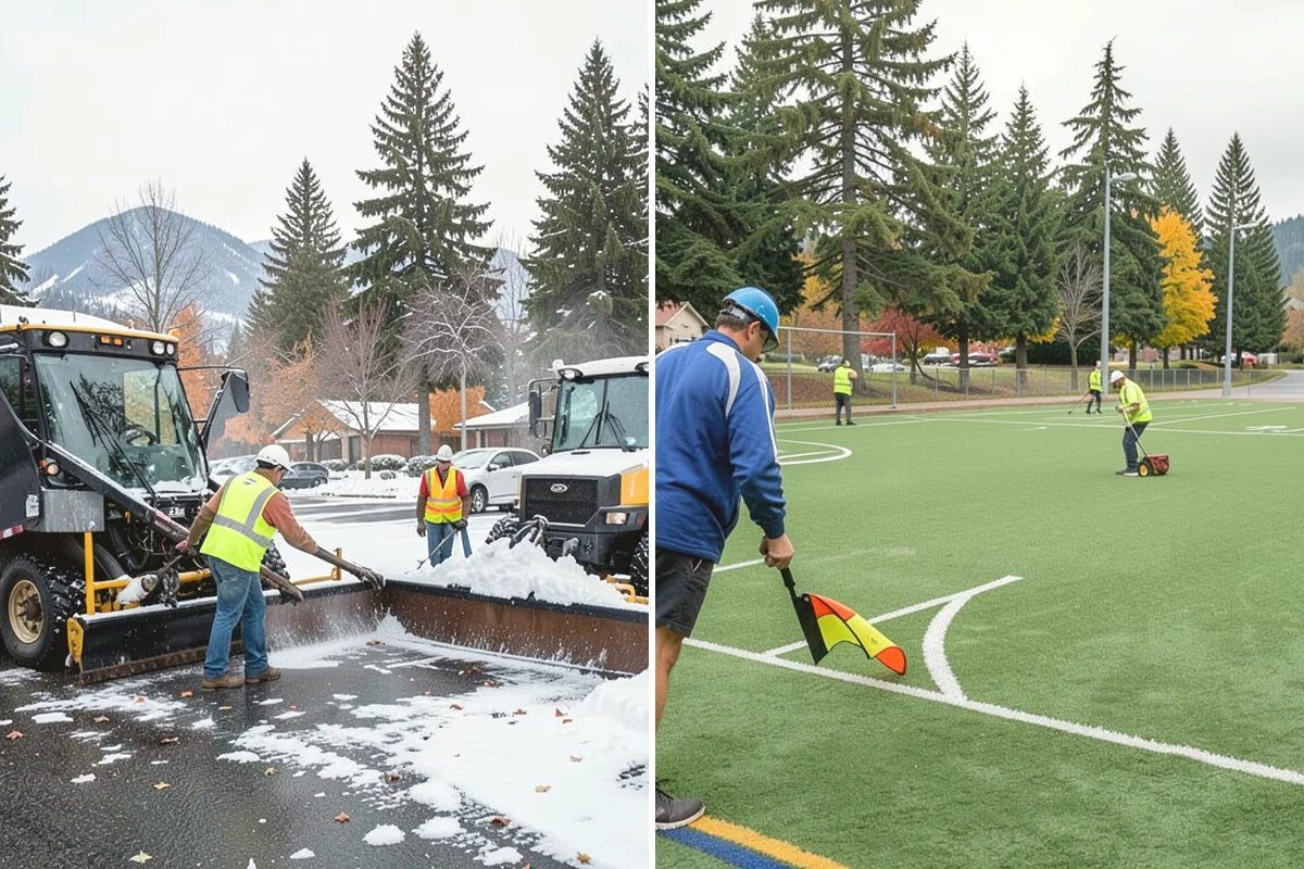 Tennis Court Maintenance in Edgewood, Pierce County, WA - Inspect surface, nets, posts, and perimeter fencing for defects