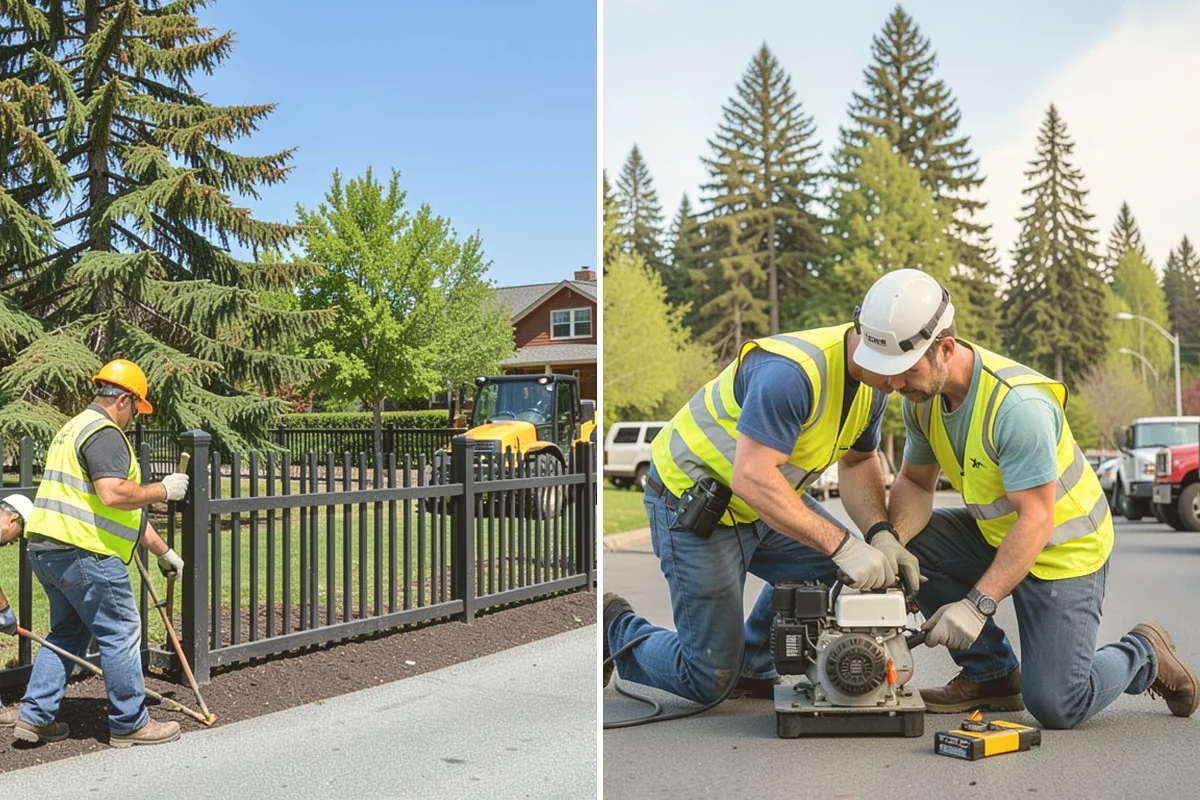 Tennis Court Maintenance in Edmonds, Snohomish County, WA - Inspect surface, nets, posts, and perimeter fencing for defects