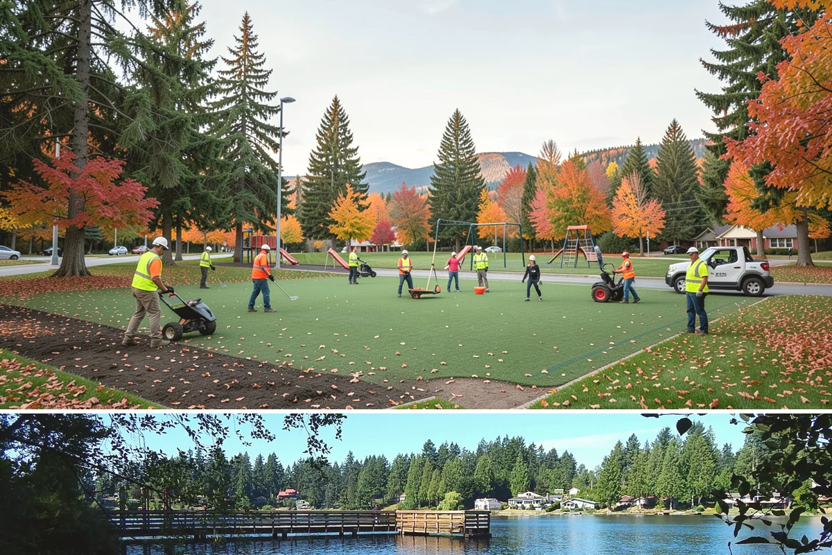 Tennis Court Maintenance in Federal Way, King County, WA - Surface cleaning and re-striping perform best in the drier May-through-September window when coatings cure properly.