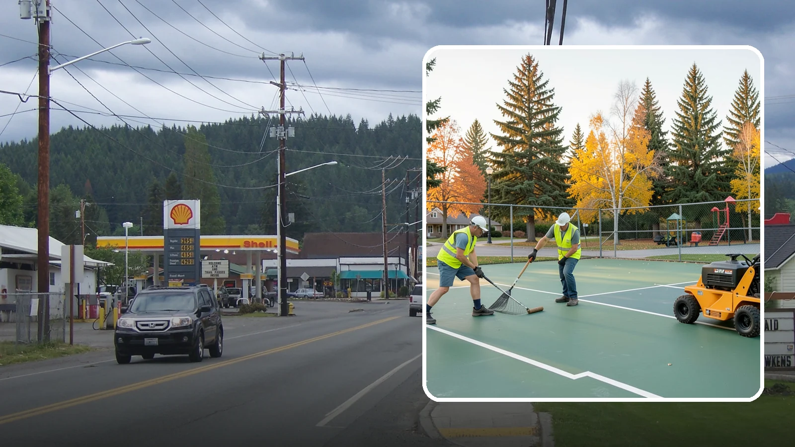 Tennis Court Maintenance in Granite Falls, Snohomish County, WA - Routine cleaning and minor repair that protects public tennis court investments across municipal park systems.