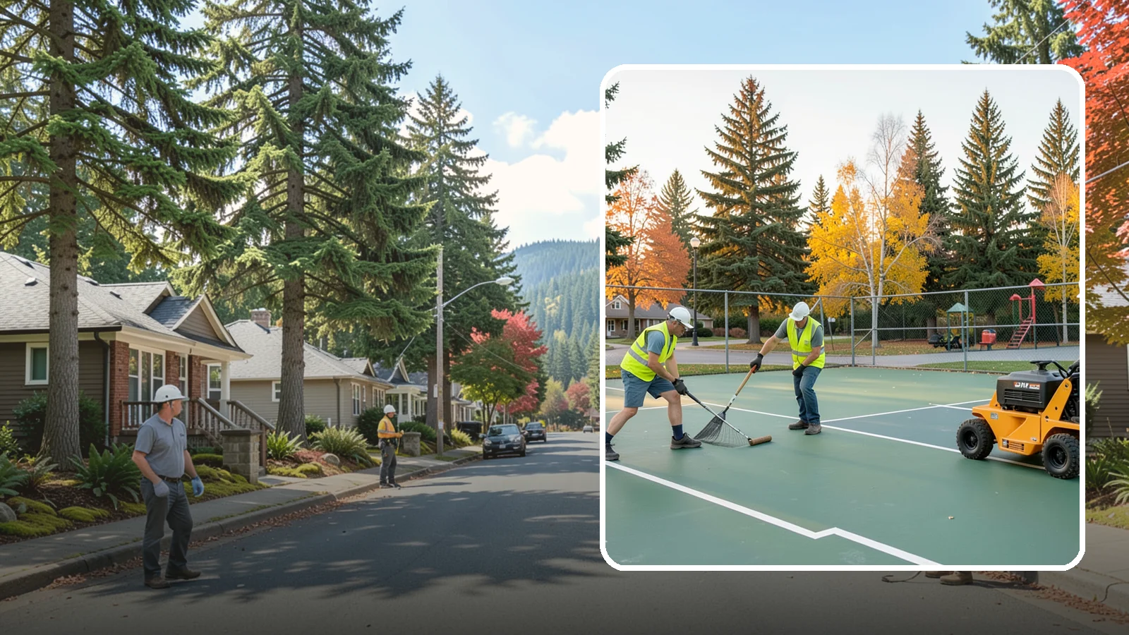 Tennis Court Maintenance in Hunts Point, King County, WA - Routine cleaning and minor repair that protects public tennis court investments across municipal park systems.