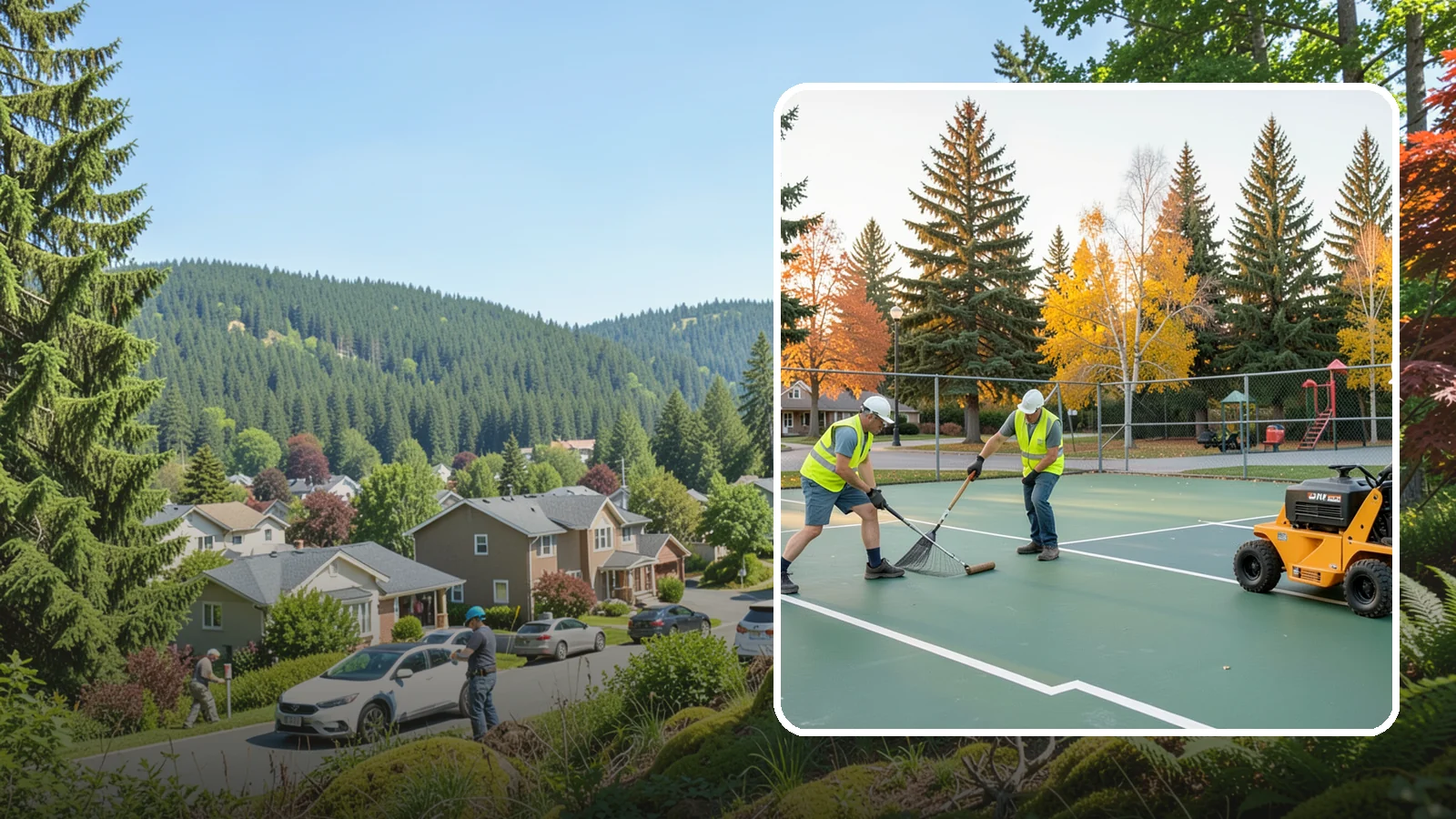 Tennis Court Maintenance in Index, Snohomish County, WA - Routine cleaning and minor repair that protects public tennis court investments across municipal park systems.