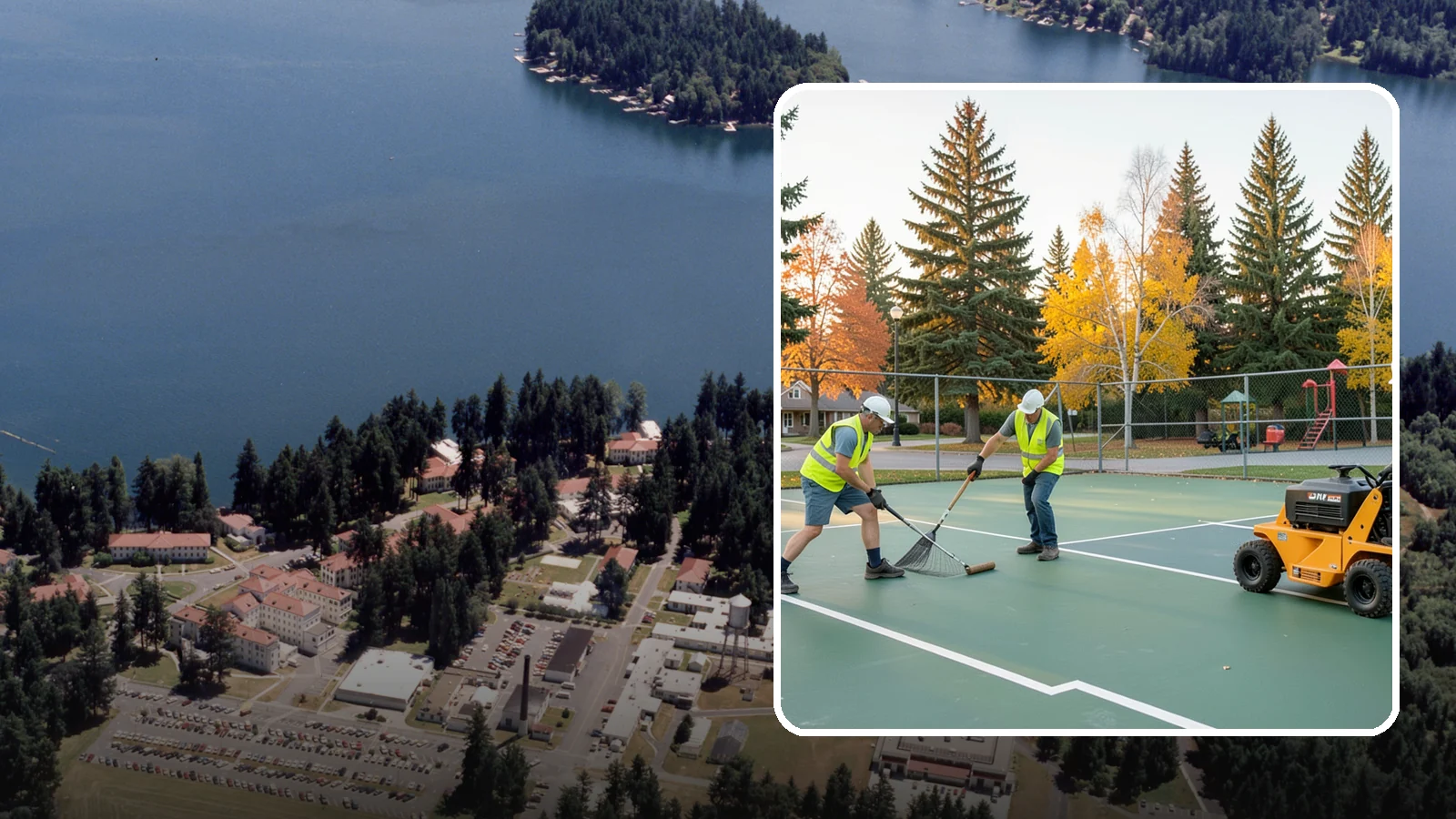 Tennis Court Maintenance in Lakewood, Pierce County, WA - Routine cleaning and minor repair that protects public tennis court investments across municipal park systems.