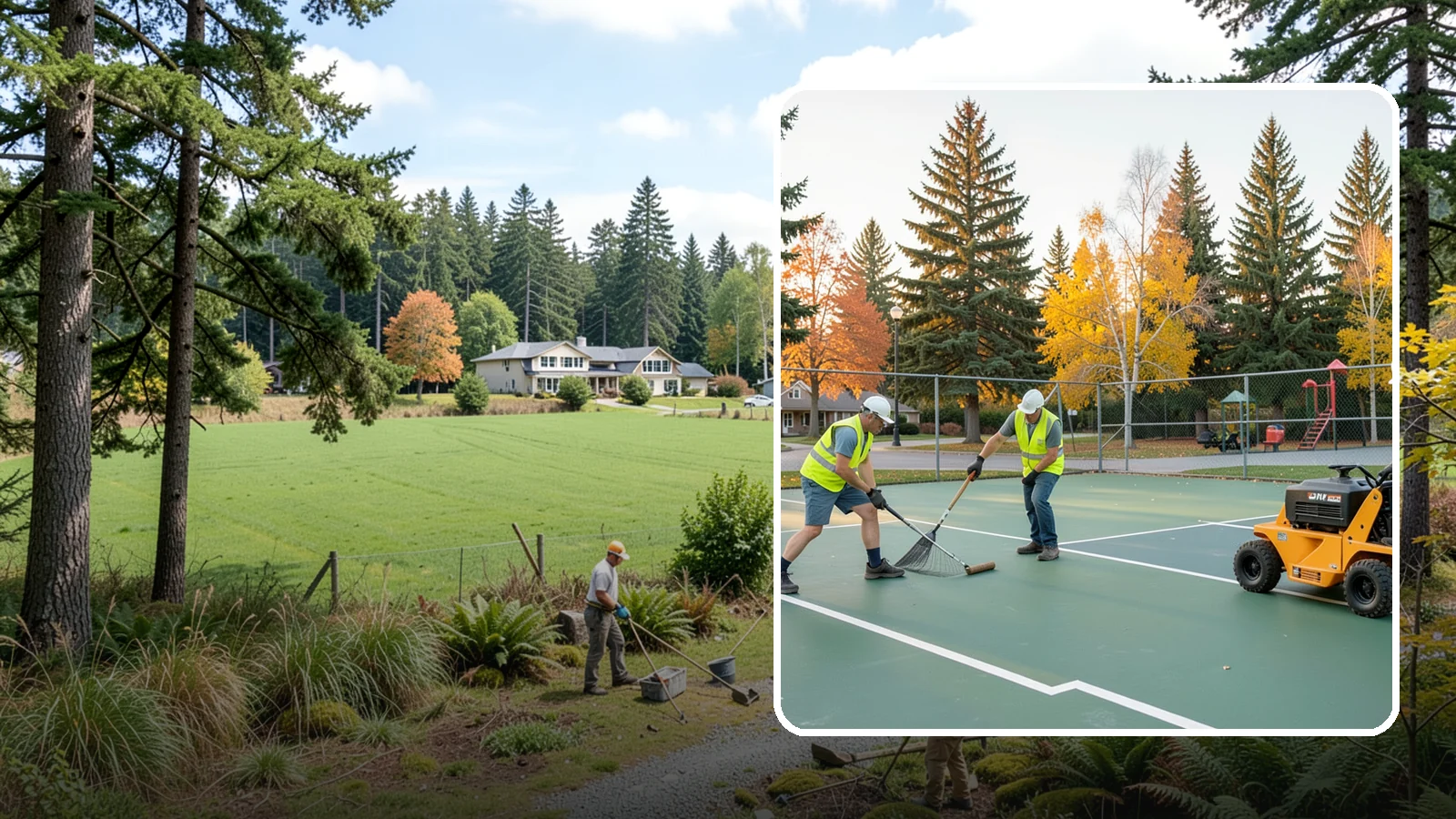 Tennis Court Maintenance in Lyman, Skagit County, WA - Routine cleaning and minor repair that protects public tennis court investments across municipal park systems.