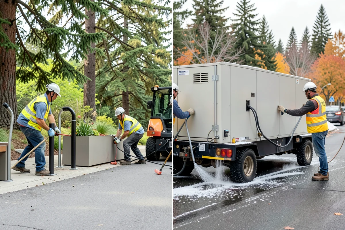 Tennis Court Maintenance in Maple Valley, King County, WA - Inspect surface, nets, posts, and perimeter fencing for defects