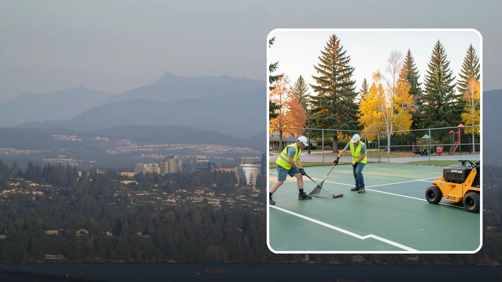 Tennis Court Maintenance in Medina, King County, WA - Routine cleaning and minor repair that protects public tennis court investments across municipal park systems.