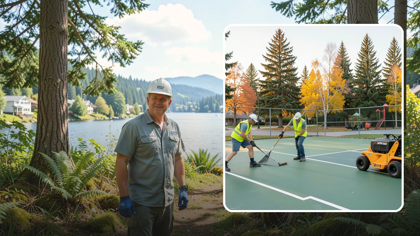Tennis Court Maintenance in Milton, King County, WA - Routine cleaning and minor repair that protects public tennis court investments across municipal park systems.