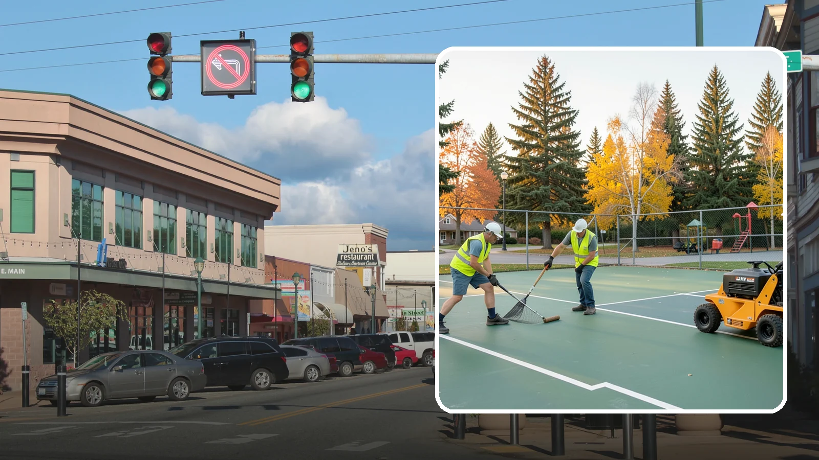 Tennis Court Maintenance in Monroe, Snohomish County, WA - Routine cleaning and minor repair that protects public tennis court investments across municipal park systems.