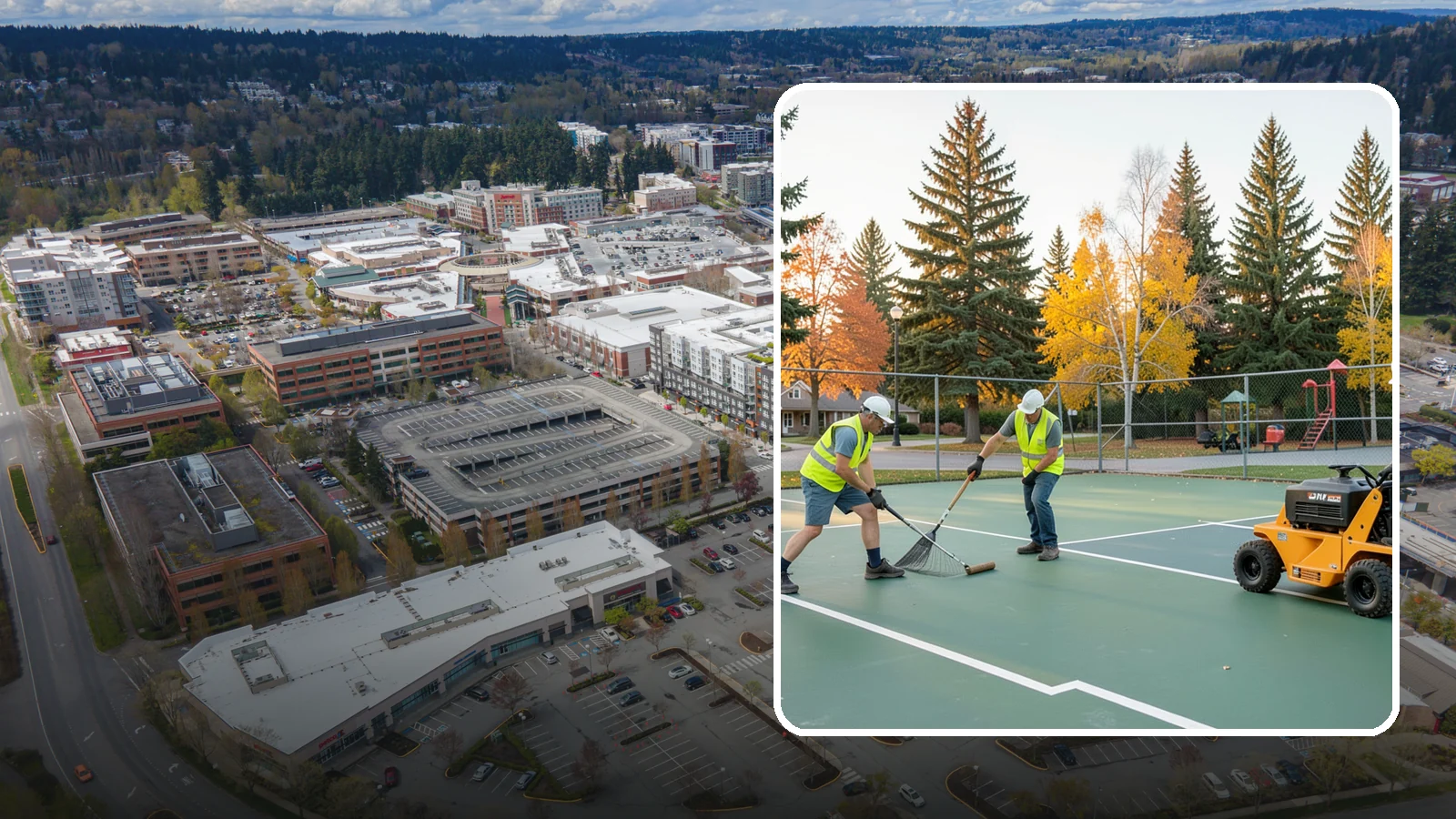 Tennis Court Maintenance in Redmond, King County, WA - Routine cleaning and minor repair that protects public tennis court investments across municipal park systems.