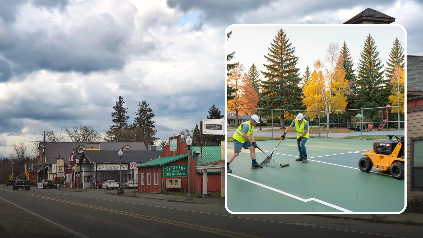 Tennis Court Maintenance in Roy, Pierce County, WA - Routine cleaning and minor repair that protects public tennis court investments across municipal park systems.