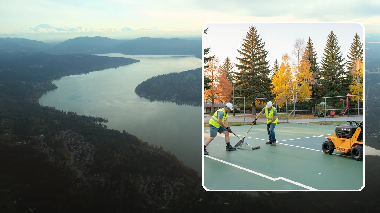 Tennis Court Maintenance in Sammamish, King County, WA - Routine cleaning and minor repair that protects public tennis court investments across municipal park systems.