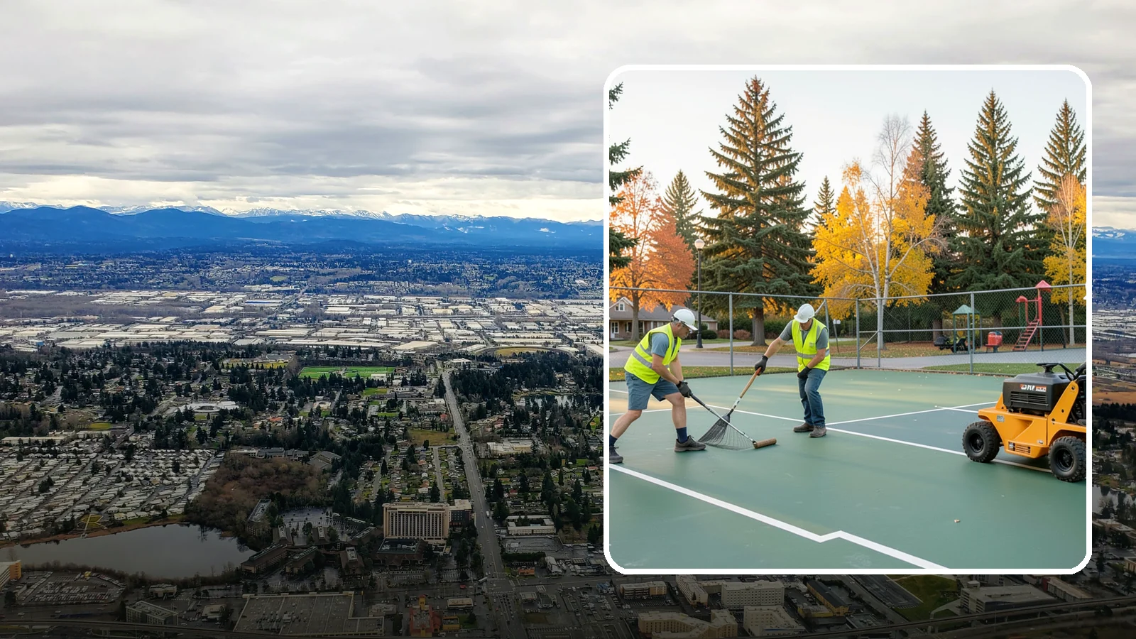 Tennis Court Maintenance in SeaTac, King County, WA - Routine cleaning and minor repair that protects public tennis court investments across municipal park systems.