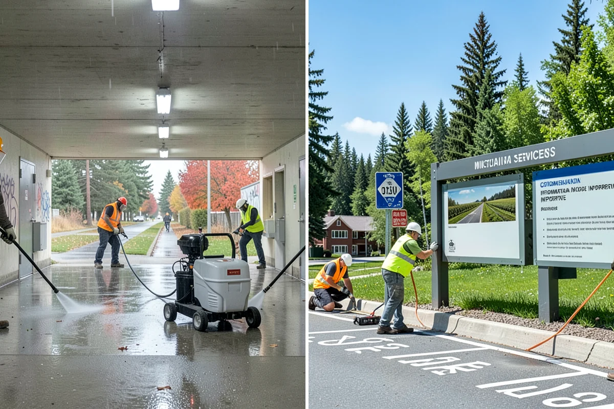 Tennis Court Maintenance in SeaTac, King County, WA - Inspect surface, nets, posts, and perimeter fencing for defects