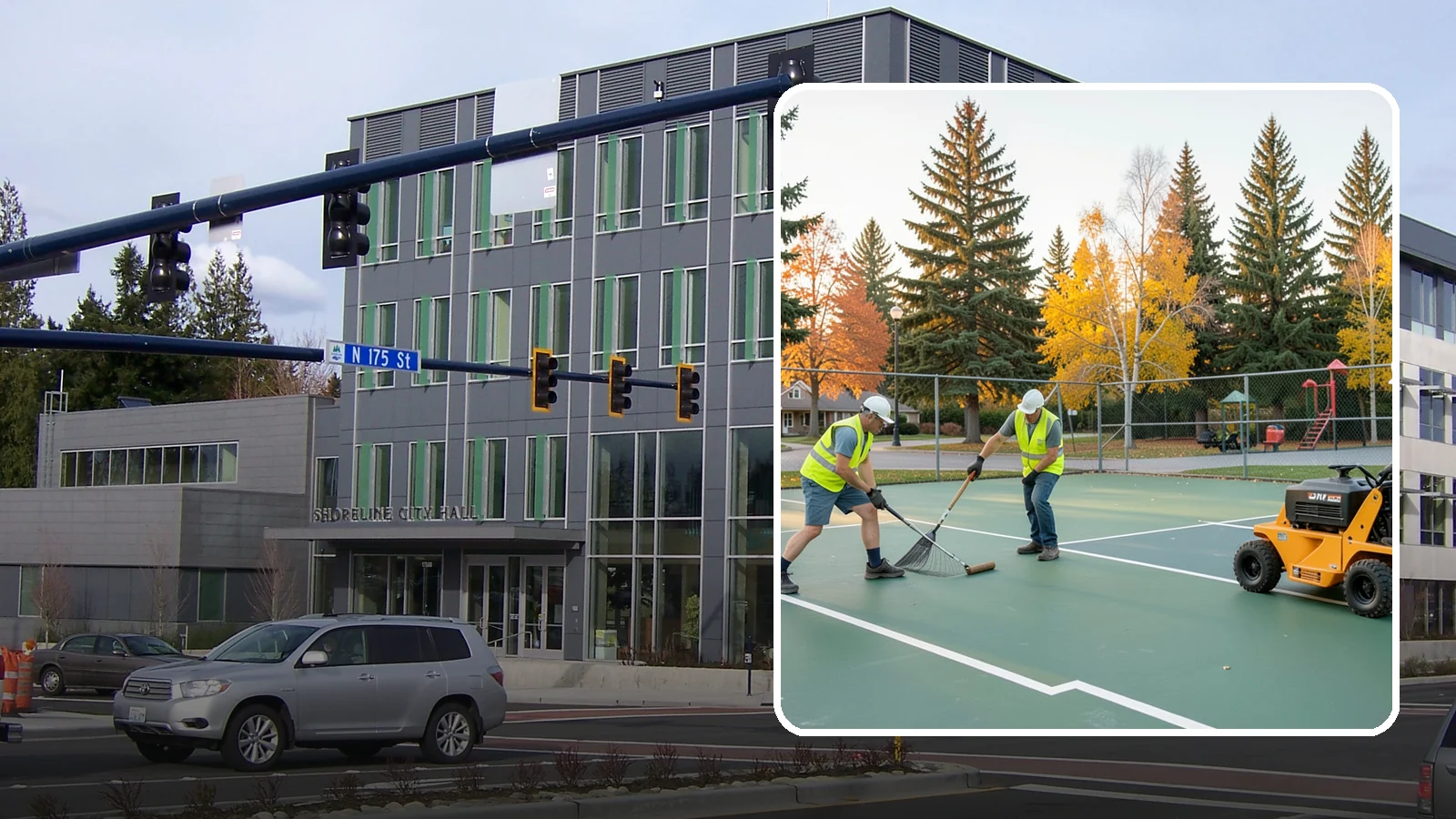 Tennis Court Maintenance in Shoreline, King County, WA - Routine cleaning and minor repair that protects public tennis court investments across municipal park systems.