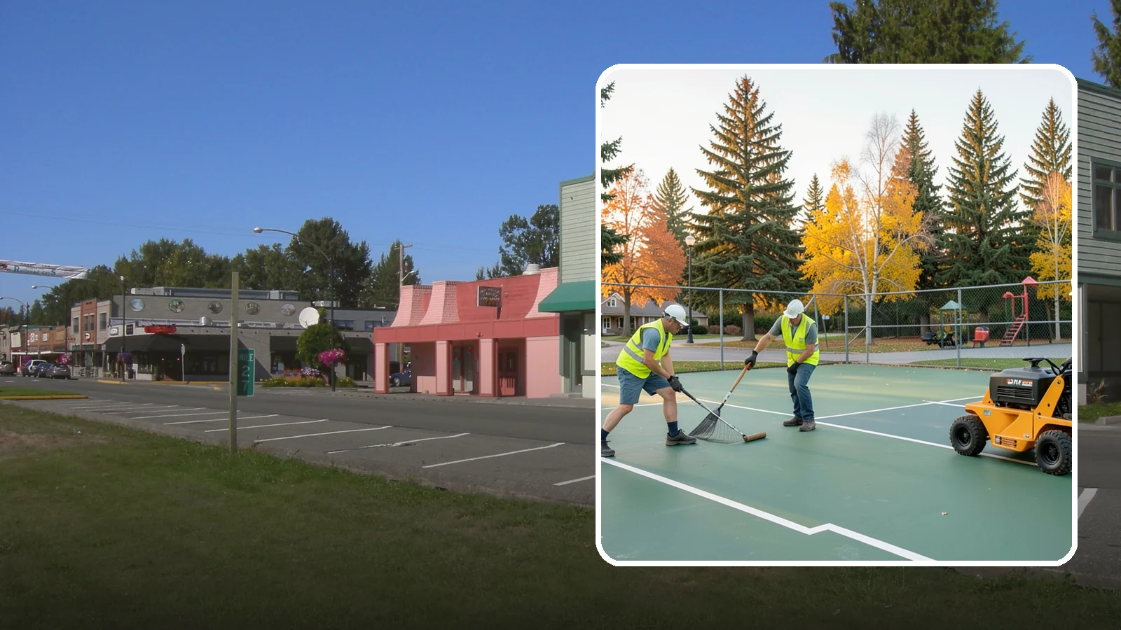 Tennis Court Maintenance in Snoqualmie, King County, WA - Routine cleaning and minor repair that protects public tennis court investments across municipal park systems.