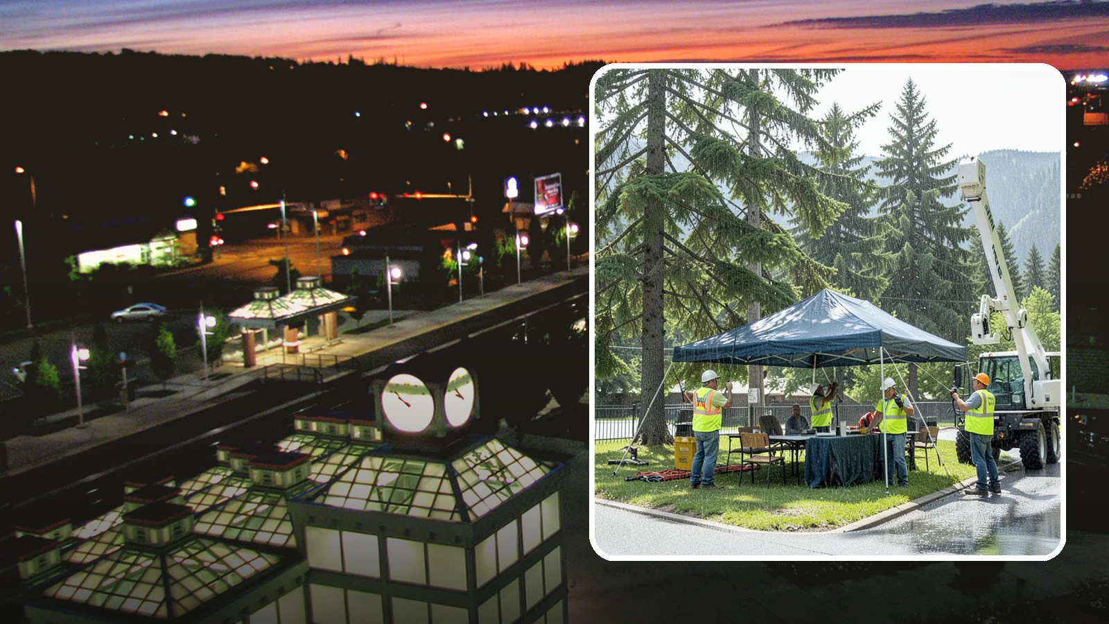 Tent & Canopy Setup in Auburn, King County, WA - Setup of event tents and canopies for Western Washington municipal gatherings and outdoor programs.