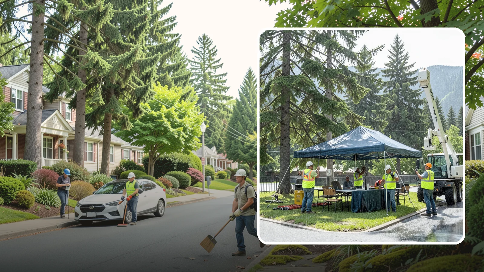 Tent & Canopy Setup in Beaux Arts Village, King County, WA - Setup of event tents and canopies for Western Washington municipal gatherings and outdoor programs.