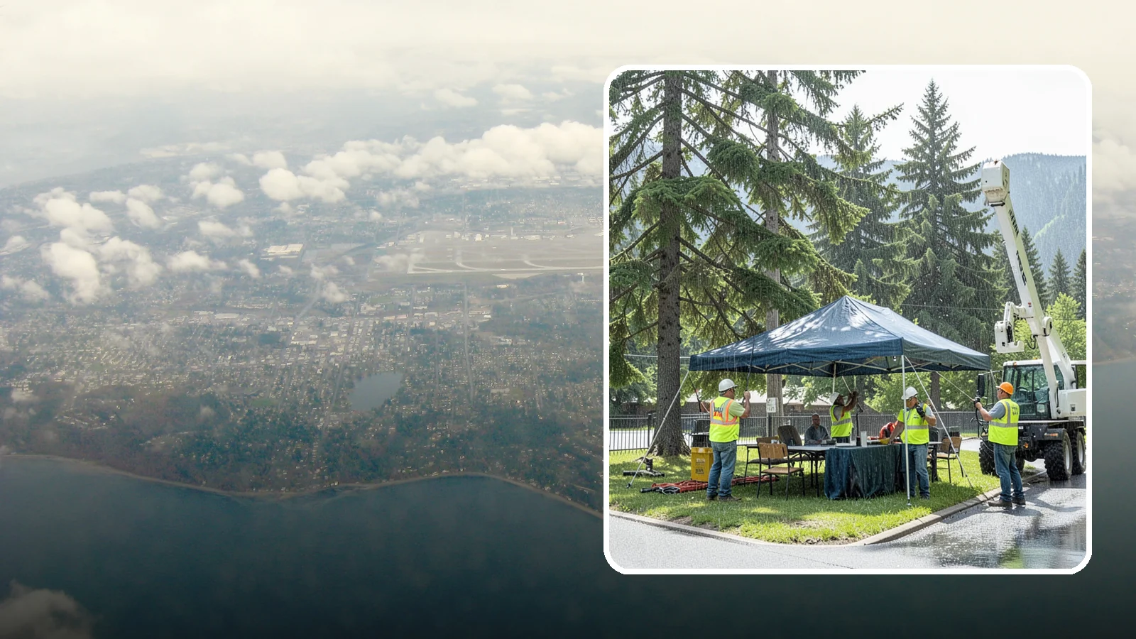 Tent & Canopy Setup in Burien, King County, WA - Setup of event tents and canopies for Western Washington municipal gatherings and outdoor programs.