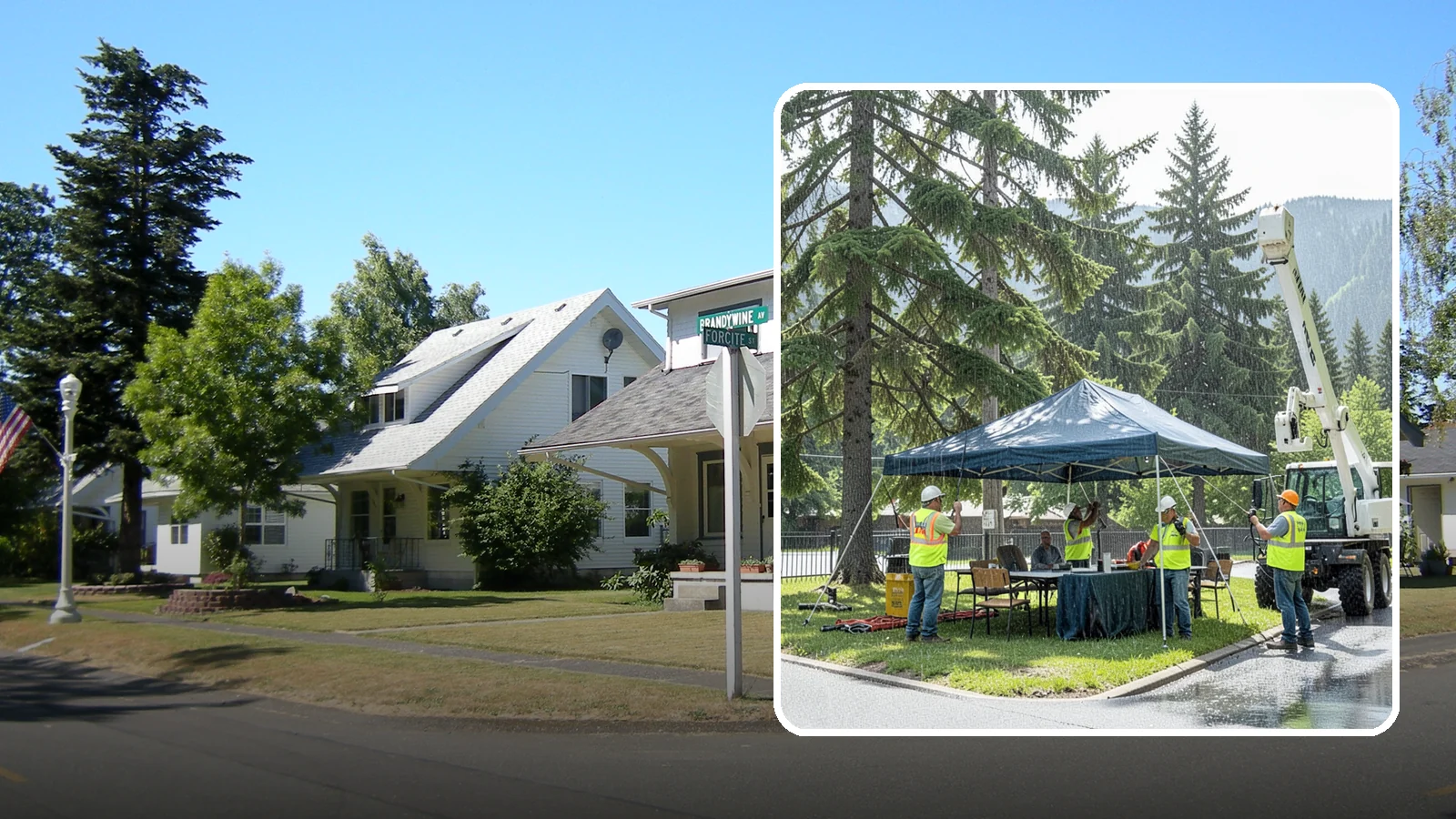 Tent & Canopy Setup in DuPont, Pierce County, WA - Setup of event tents and canopies for Western Washington municipal gatherings and outdoor programs.
