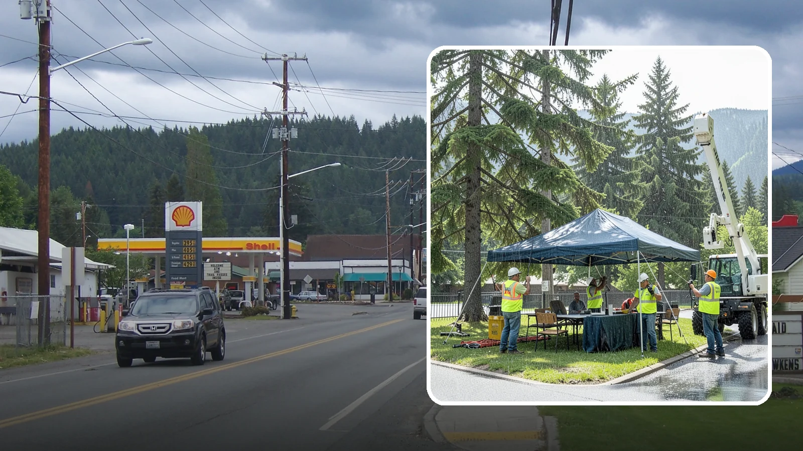 Tent & Canopy Setup in Granite Falls, Snohomish County, WA - Setup of event tents and canopies for Western Washington municipal gatherings and outdoor programs.