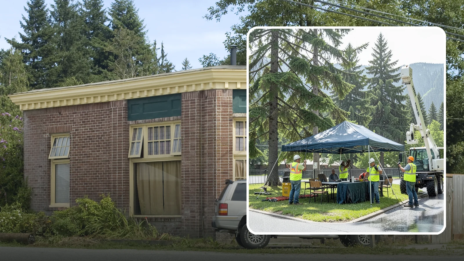 Tent & Canopy Setup in Hamilton, Skagit County, WA - Setup of event tents and canopies for Western Washington municipal gatherings and outdoor programs.