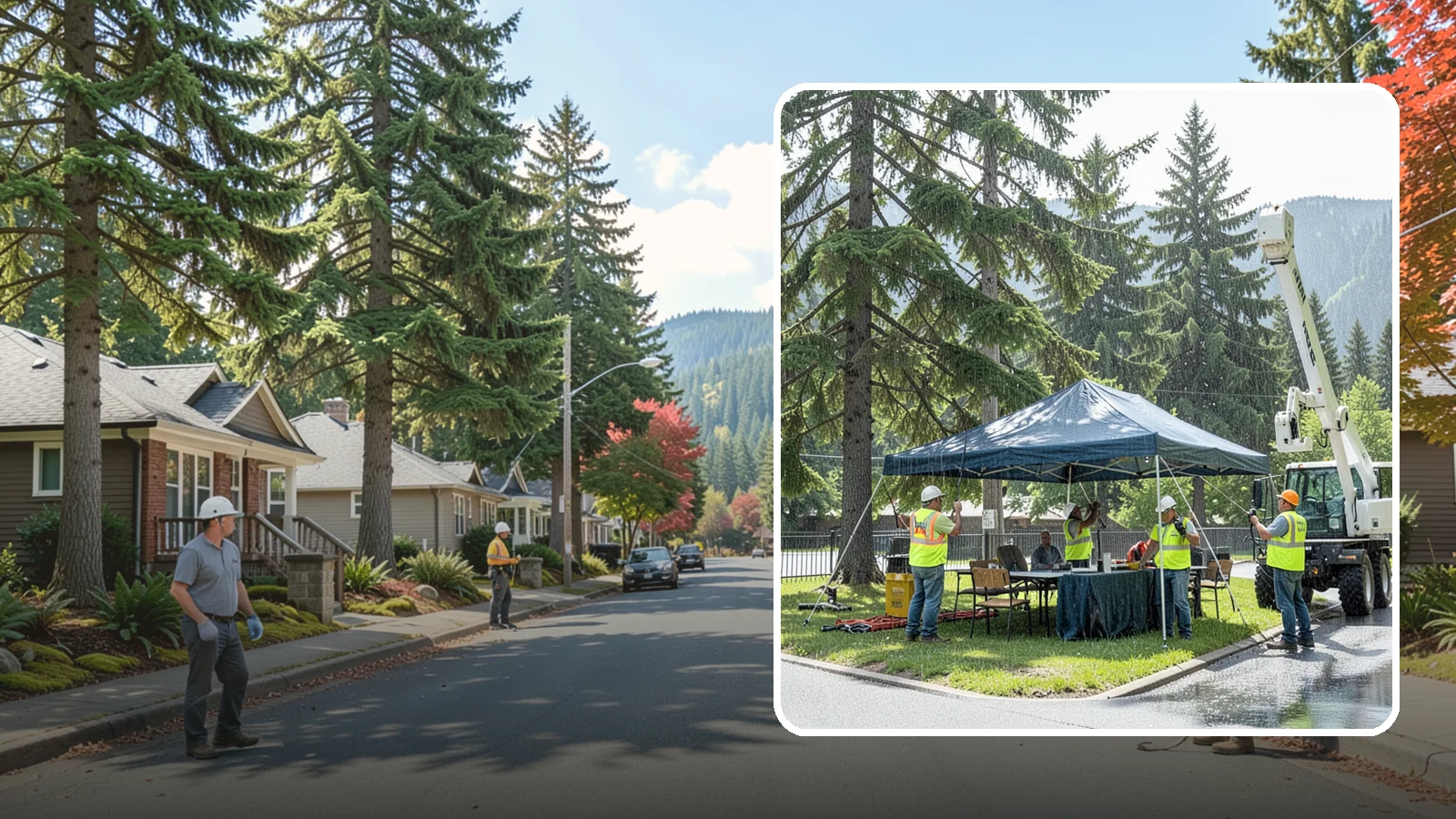 Tent & Canopy Setup in Hunts Point, King County, WA - Setup of event tents and canopies for Western Washington municipal gatherings and outdoor programs.