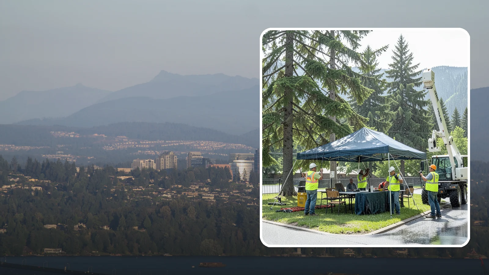 Tent & Canopy Setup in Medina, King County, WA - Setup of event tents and canopies for Western Washington municipal gatherings and outdoor programs.