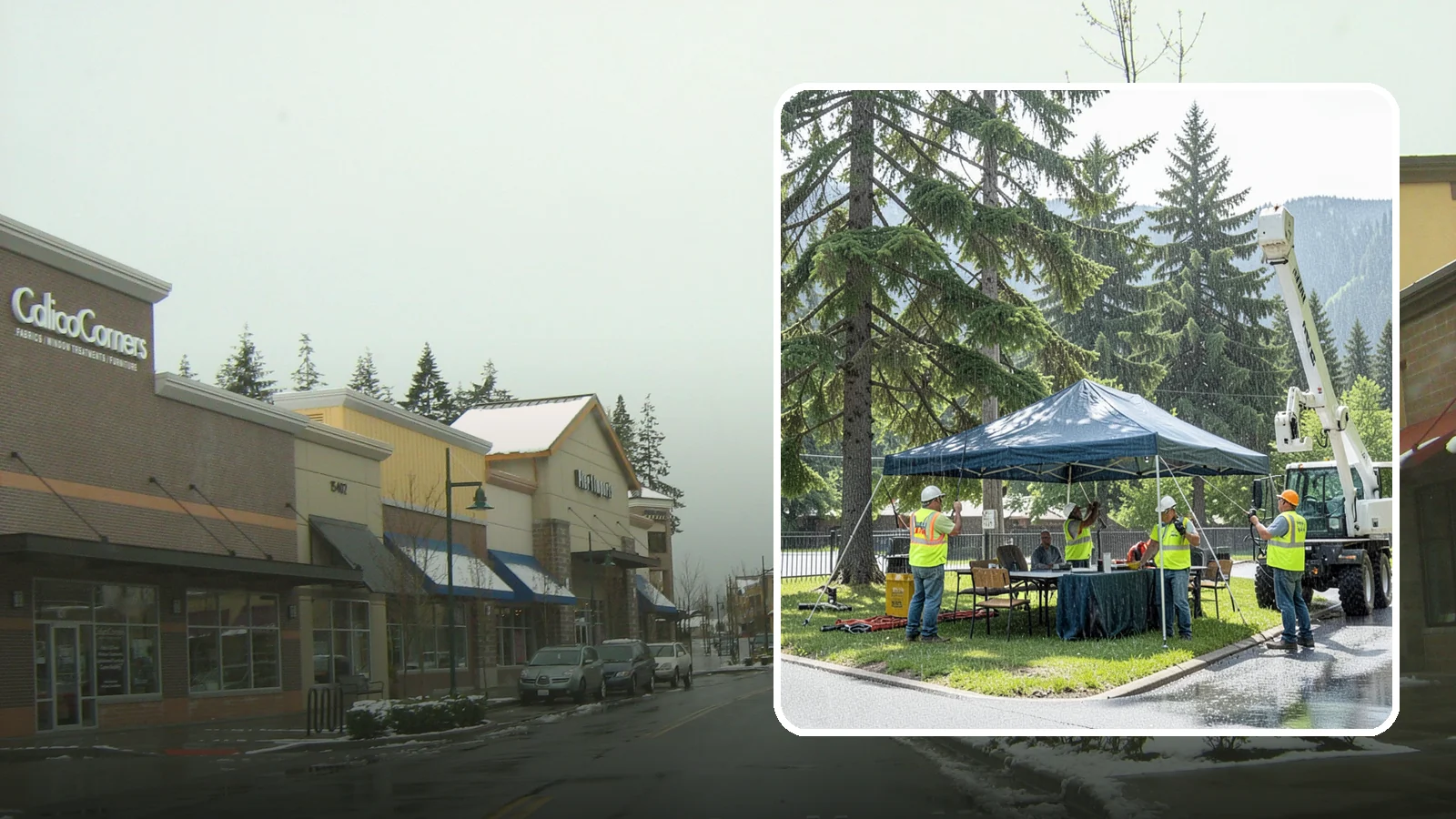 Tent & Canopy Setup in Mill Creek, Snohomish County, WA - Setup of event tents and canopies for Western Washington municipal gatherings and outdoor programs.