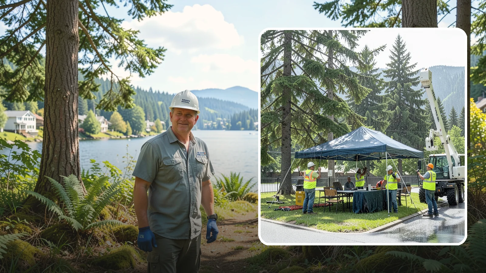 Tent & Canopy Setup in Milton, King County, WA - Setup of event tents and canopies for Western Washington municipal gatherings and outdoor programs.