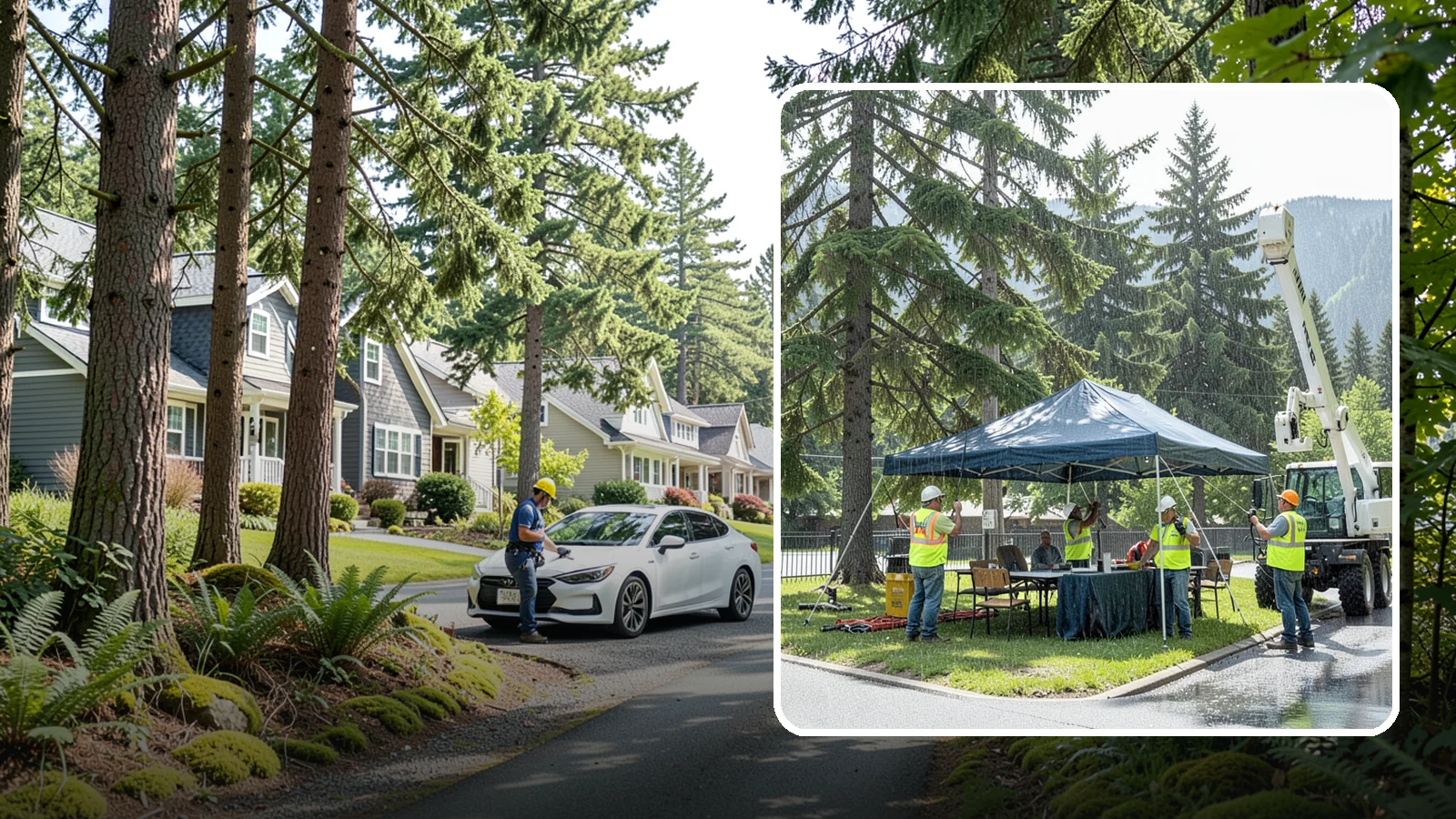 Tent & Canopy Setup in Normandy Park, King County, WA - Setup of event tents and canopies for Western Washington municipal gatherings and outdoor programs.