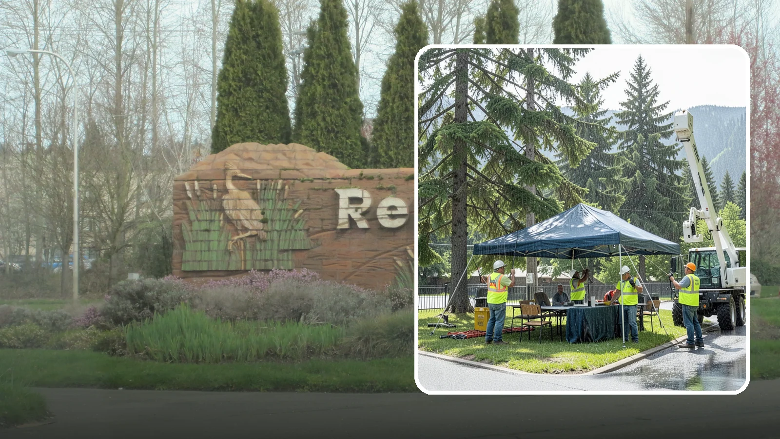 Tent & Canopy Setup in Renton, King County, WA - Setup of event tents and canopies for Western Washington municipal gatherings and outdoor programs.