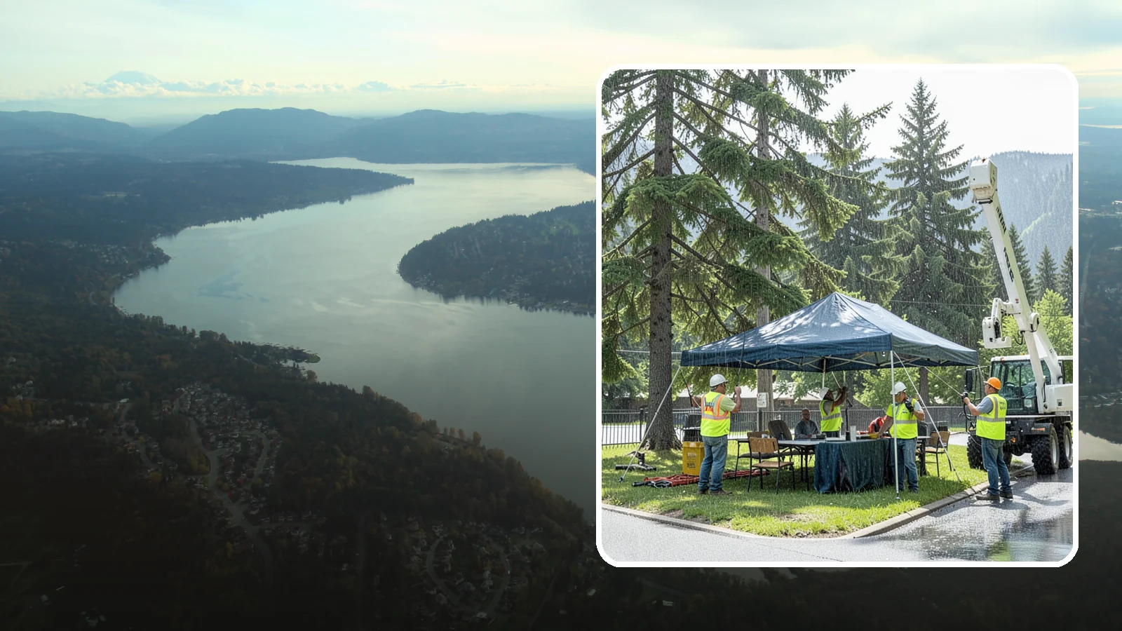 Tent & Canopy Setup in Sammamish, King County, WA - Setup of event tents and canopies for Western Washington municipal gatherings and outdoor programs.