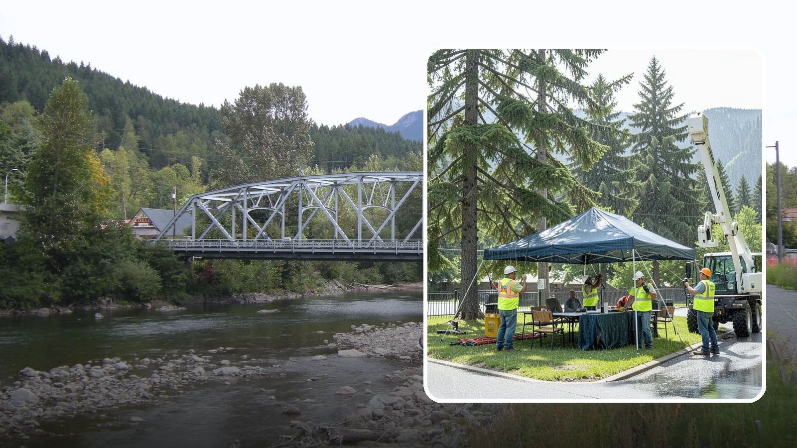 Tent & Canopy Setup in Skykomish, King County, WA - Setup of event tents and canopies for Western Washington municipal gatherings and outdoor programs.