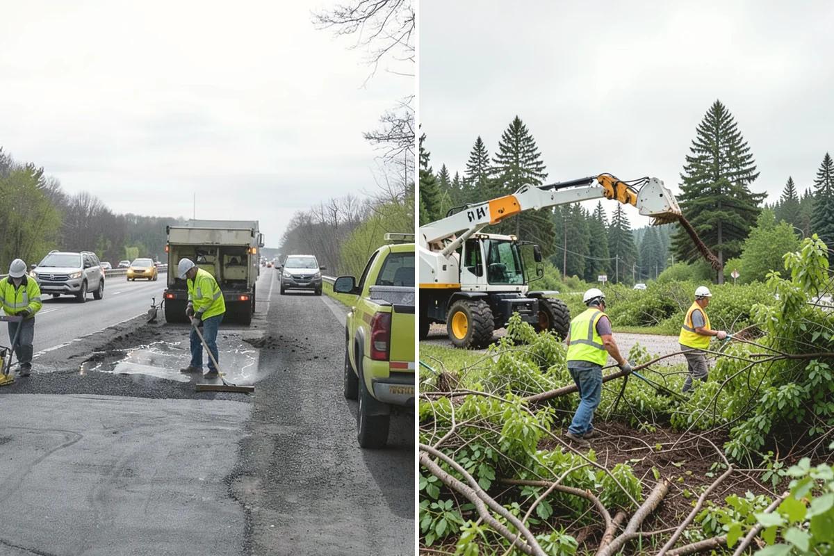 Thermoplastic Marking in Anacortes, Skagit County, WA - Clean and prepare the pavement and prime where required