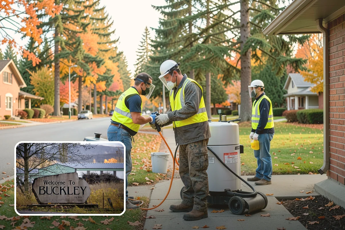 Thermoplastic Marking in Buckley, Pierce County, WA - Lasts significantly longer than painted markings under traffic