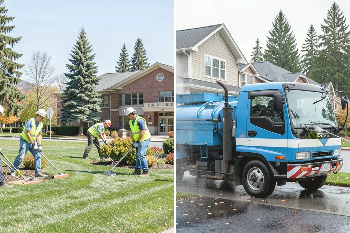 Thermoplastic Marking in Burien, King County, WA - Clean and prepare the pavement and prime where required