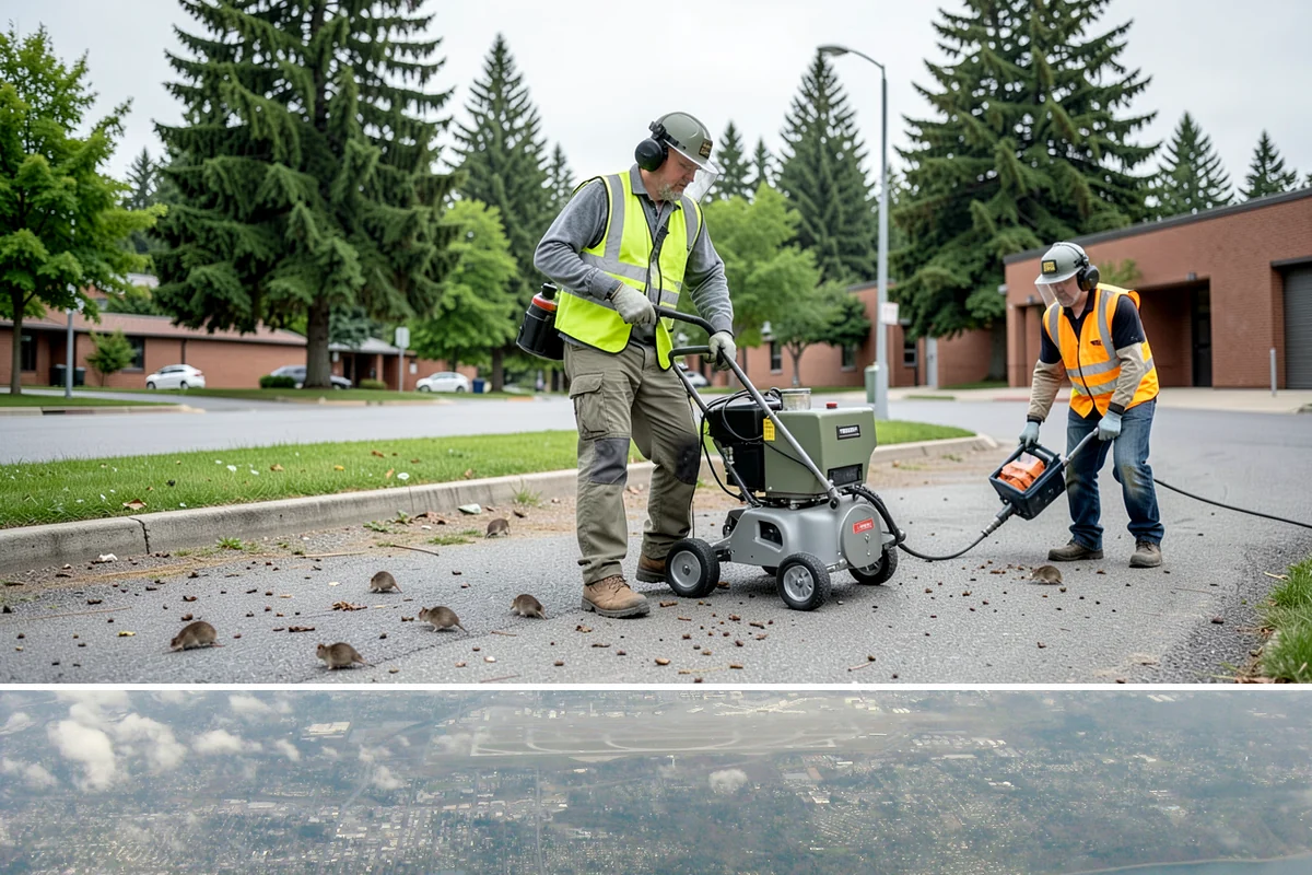 Thermoplastic Marking in Burien, King County, WA - Thermoplastic bonds best in warm, dry conditions, so application is concentrated in the late spring through early fall window.