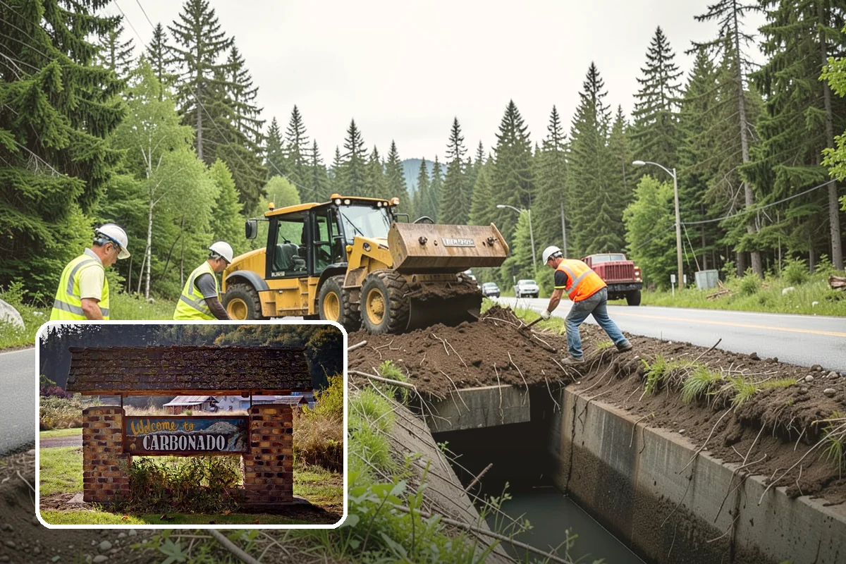 Thermoplastic Marking in Carbonado, Pierce County, WA - Lasts significantly longer than painted markings under traffic