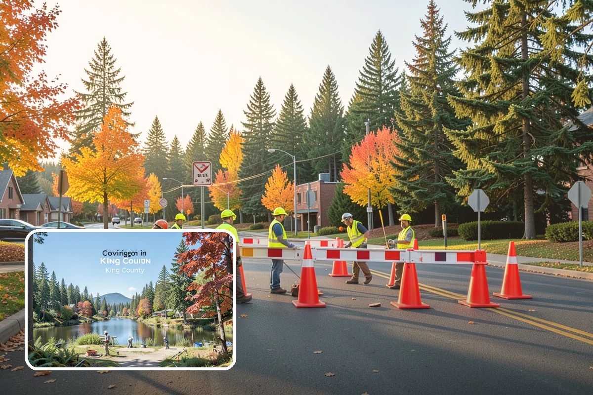 Thermoplastic Marking in Covington, King County, WA - Lasts significantly longer than painted markings under traffic