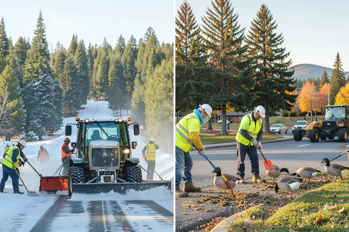 Thermoplastic Marking in Darrington, Snohomish County, WA - Clean and prepare the pavement and prime where required