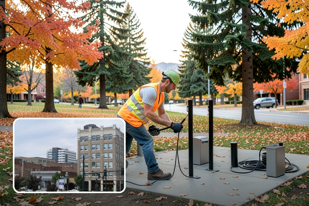 Thermoplastic Marking in Everett, Snohomish County, WA - Lasts significantly longer than painted markings under traffic