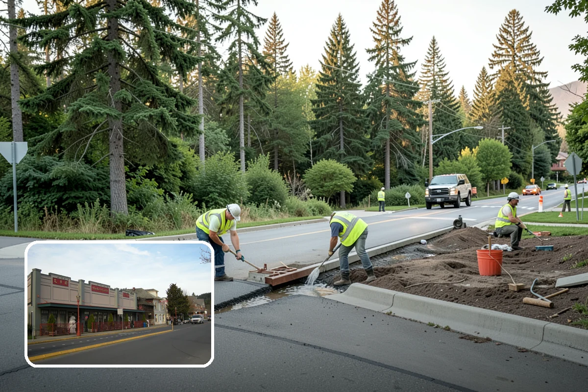 Thermoplastic Marking in Issaquah, King County, WA - Lasts significantly longer than painted markings under traffic