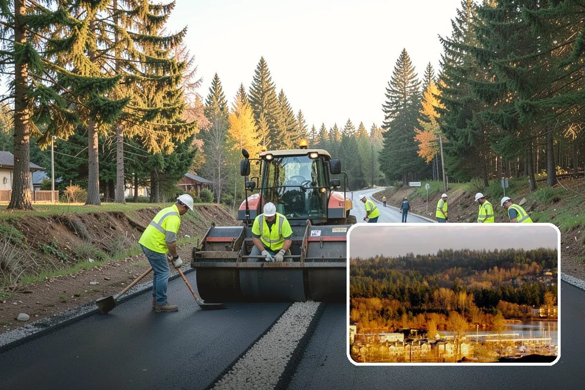 Thermoplastic Marking in Kenmore, King County, WA - Lasts significantly longer than painted markings under traffic