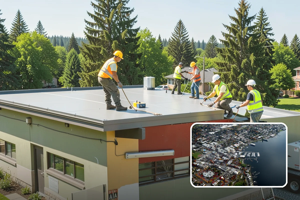 Thermoplastic Marking in Kirkland, King County, WA - Lasts significantly longer than painted markings under traffic