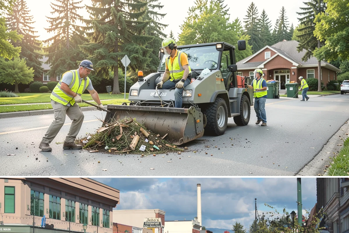 Thermoplastic Marking in Monroe, Snohomish County, WA - Thermoplastic bonds best in warm, dry conditions, so application is concentrated in the late spring through early fall window.